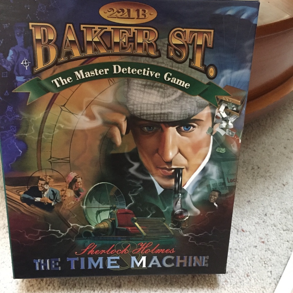 Sherlock Holmes Time Machine Detective Board Game